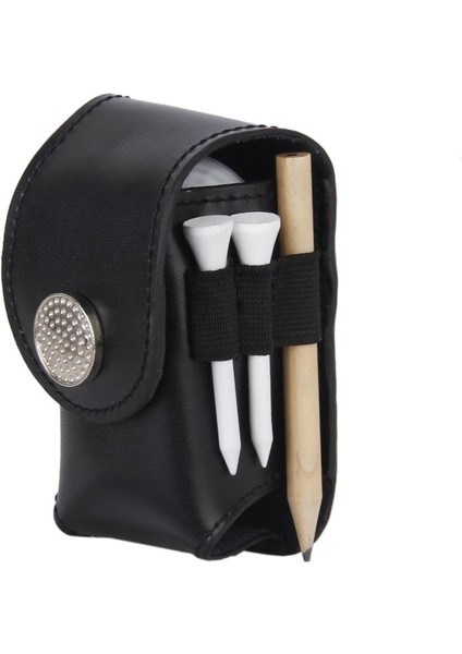 Taşınabilir Mini 2 Golf Topu 2 ​​tees Tutucu Çanta Kılıfı Kılıfı + Divot Forks Skoru Kalem(Yurt Dışından) fırsatları