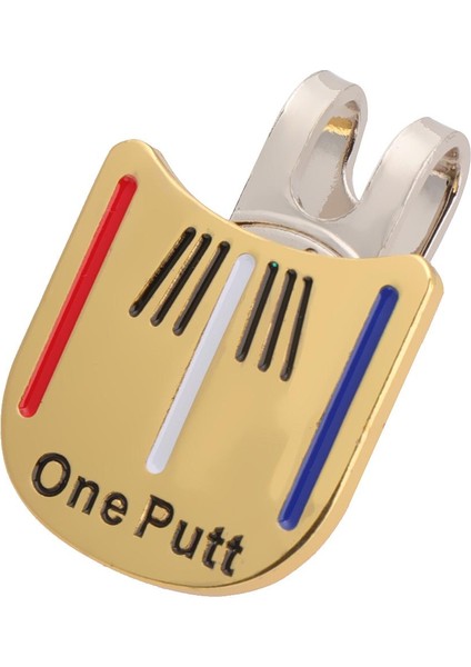 Golf Visor Için Dayanıklı Golf Klibi Topu Marker - Bir Putt indirimleri