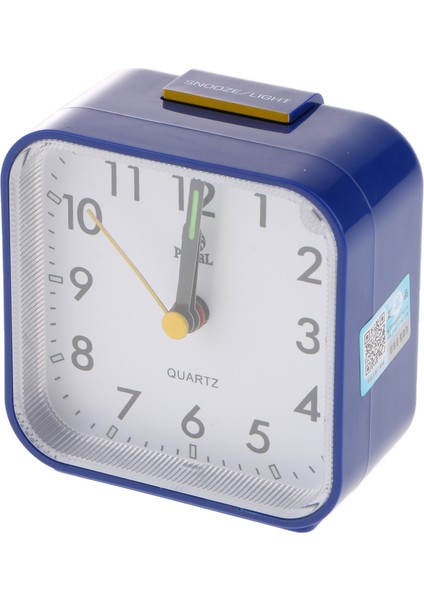 Küçük Kuvars Analog Seyahat Çalar Saat ile Erteleme ve Gece Lambası-Mavi Koyu Mavi (Yurt Dışından)