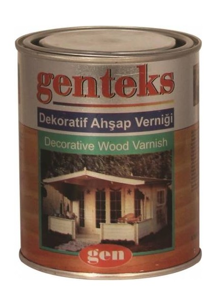 Genteks Ahşap Vernik 0.700L Açık Meşe