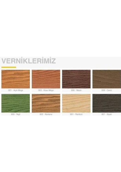 Genteks Ahşap Vernik 0.700L Açık Meşe