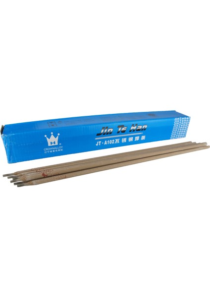 JT A102 E308-16 3.2X350 mm Paslanmaz Çelik Kaynak Elektrodu 50 Adet