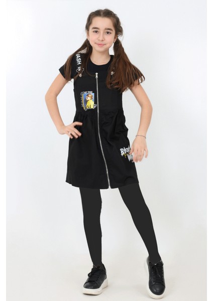 Kız Çocuk Önü Fermuarlı Tulum 8-14 Yaş 13933 fiyatları