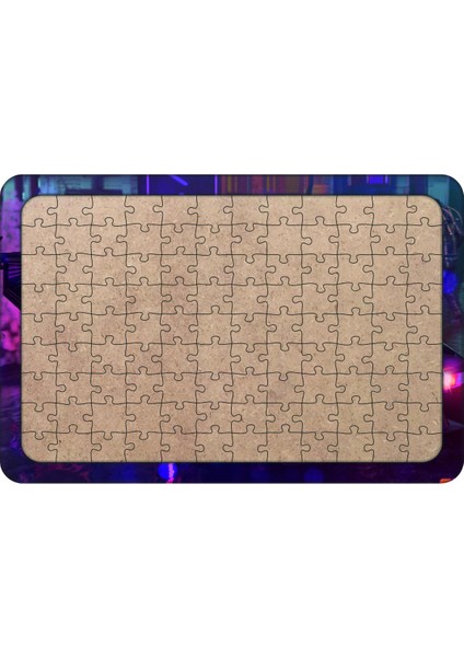 Yarış Arabası 108 Parça Ahşap Çocuk Puzzle Yapboz Model 3