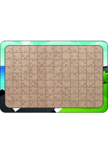 Ambulans 108 Parça Ahşap Çocuk Puzzle Yapboz