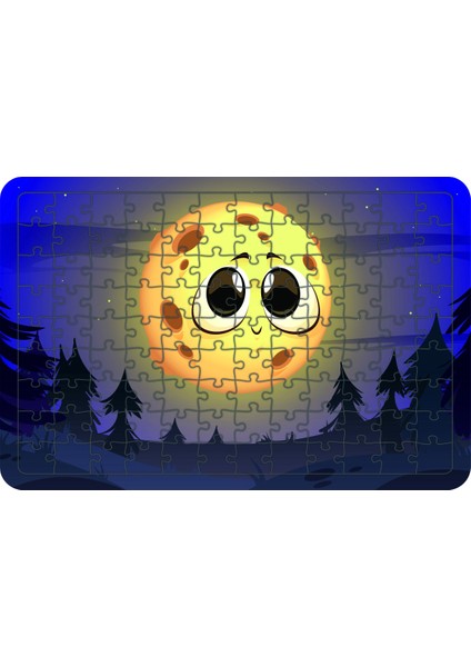 Ay Dede 108 Parça Ahşap Çocuk Puzzle Yapboz