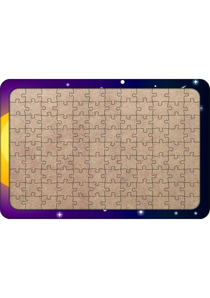 Galaksiler 108 Parça Ahşap Çocuk Puzzle Yapboz