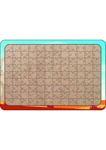 Gelişen Dünya 108 Parça Ahşap Çocuk Puzzle Yapboz