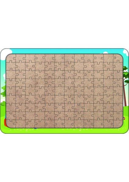 Okuma Zamanı 108 Parça Ahşap Çocuk Puzzle Yapboz