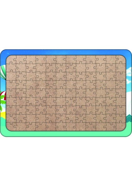 Plajdaki Insanlar 108 Parça Ahşap Çocuk Puzzle Yapboz