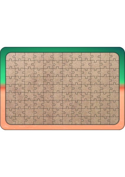 Sörfcü Kız Yolda 108 Parça Ahşap Çocuk Puzzle Yapboz