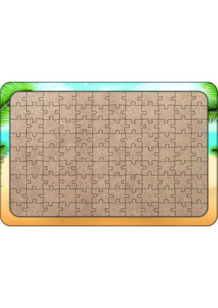 Tatil Karavanı 108 Parça Ahşap Çocuk Puzzle Yapboz