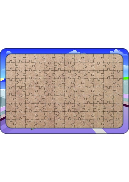 Tatil Yolculuğumuz 108 Parça Ahşap Çocuk Puzzle Yapboz
