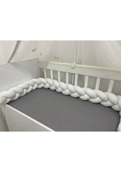 190 cm 3'lü Örgü Koruma / Beşik - Yatak Koruyucu