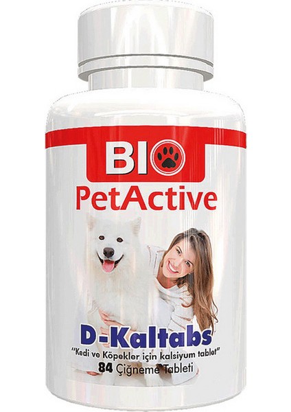 Biopet Active D-Kal Tabs 84 Tablet-Zoo