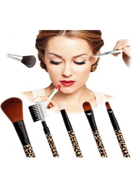 Makyaj Fırça Seti 5 Parça-