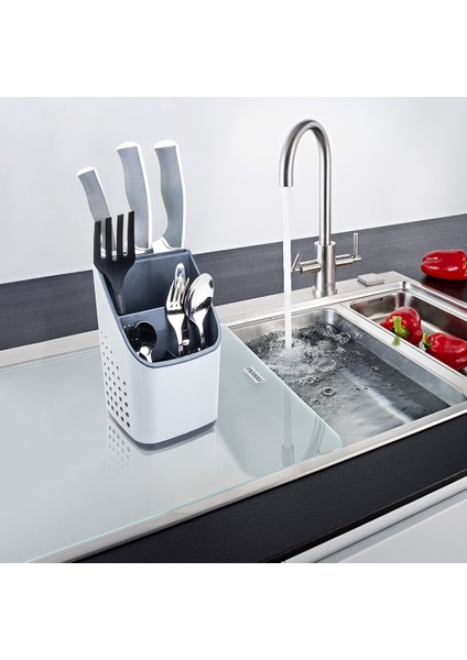 Decobella Tezgah Üstü Bıçak ve Kaşık Kurutma Sepeti- fiyatları