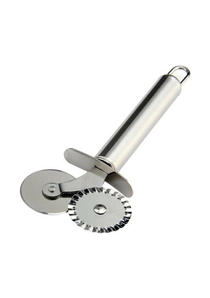 Çift Başlı Metal Pizza Kesici ve Hamur Ruleti- fiyatları