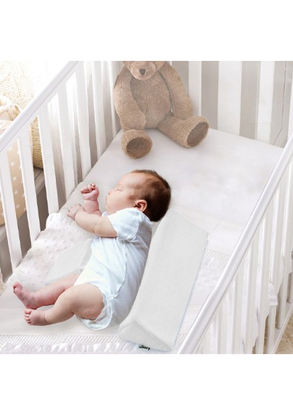 Beyaz Renk Bebek Güvenli Uyku Yastığı