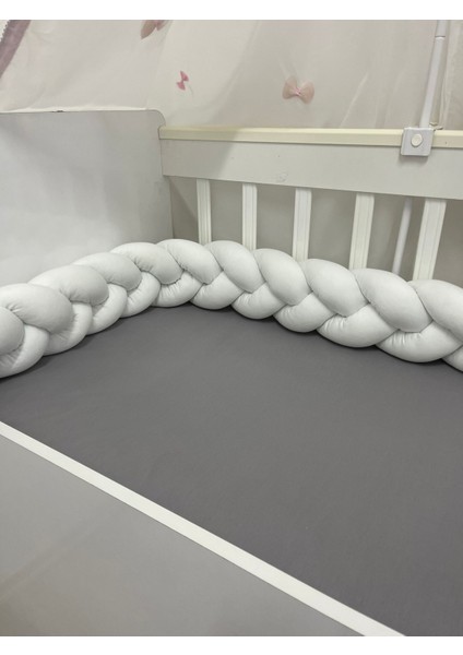 460 cm 3'lü Örgü Koruma /80X180 Montessori Yatak Koruyucu
