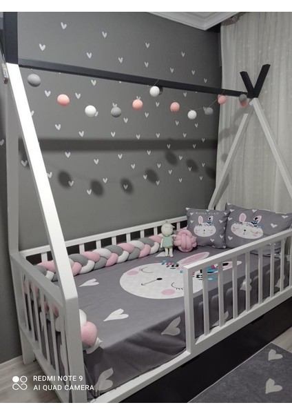 400 cm 3'lü Örgü Koruma /70X130 Anne Yanı Park Beşik - Yatak Koruyucu modelleri