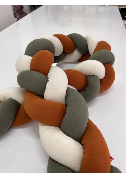 500 cm 3'lü Örgü Koruma /90X190 Montessori Yatak Koruyucu