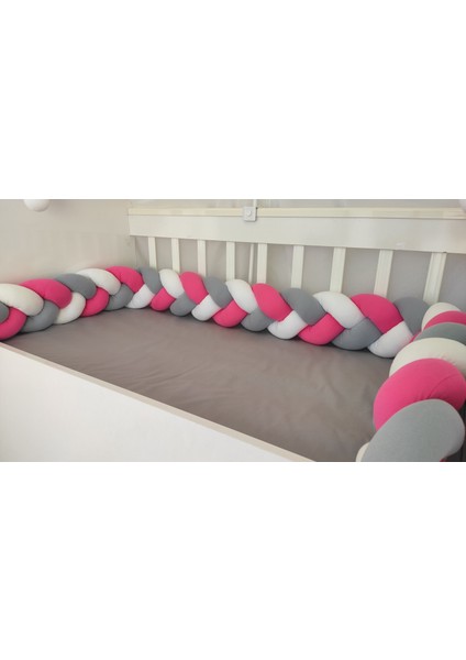 600 cm 3'lü Örgü Koruma /100X200 Montessori Yatak Koruyucu