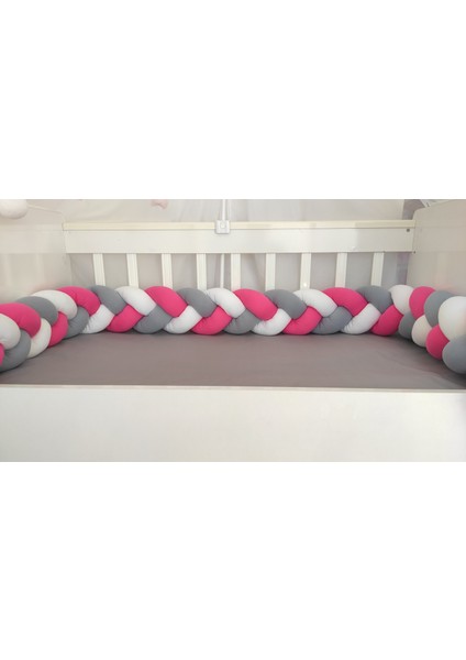600 cm 3'lü Örgü Koruma /100X200 Montessori Yatak Koruyucu