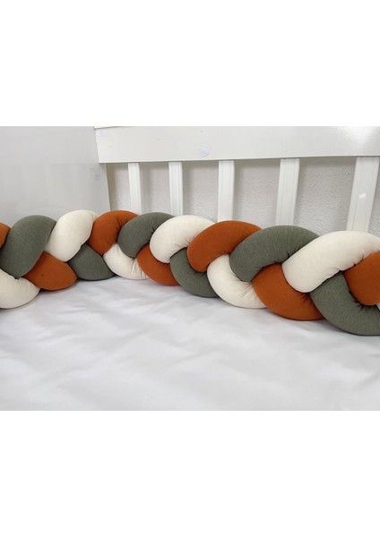 600 cm 3'lü Örgü Koruma /100X200 Montessori Yatak Koruyucu