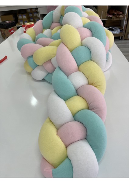 380 cm 4'lü Örgü Koruma /70X120 Anne Yanı Park Beşik - Yatak Koruyucu modelleri