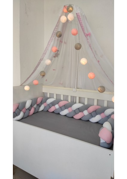 460 cm 4'lü Örgü Koruma /80X180 Montessori Yatak Koruyucu