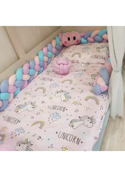 500 cm 4'lü Örgü Koruma /90X190 Montessori Yatak Koruyucu fırsatları