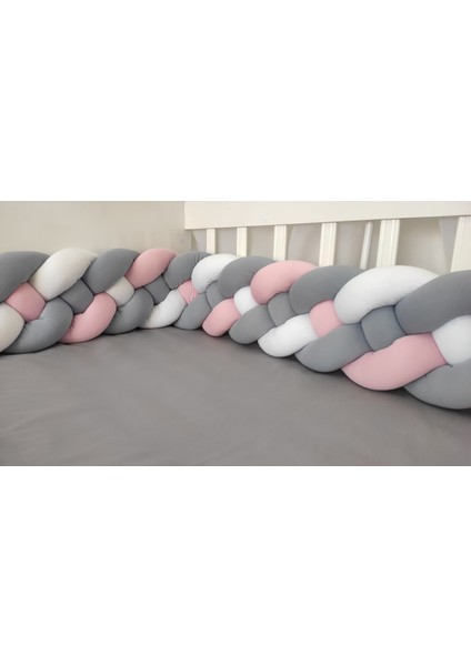 500 cm 4'lü Örgü Koruma /90X190 Montessori Yatak Koruyucu