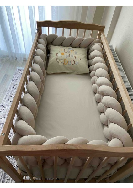 640 cm 4'lü Örgü Koruma /120X200 Montessori Yatak Koruyucu fırsatları