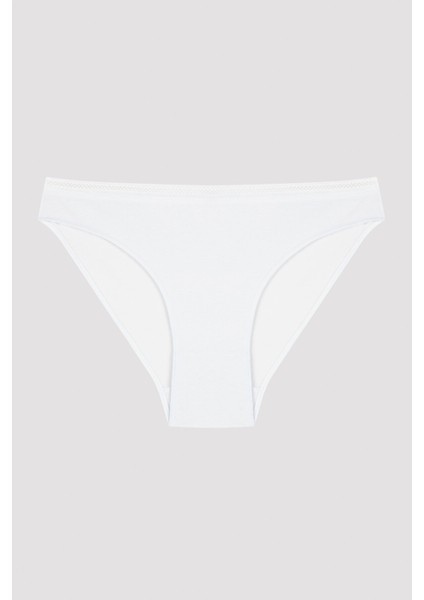 Easy Pamuklu Trim Beyaz Slip Külot