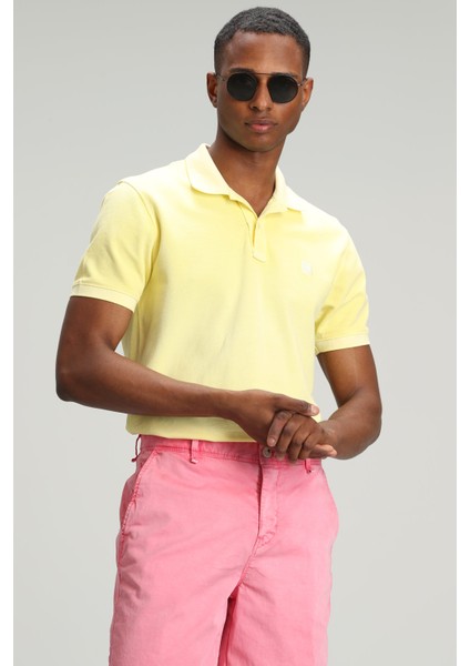 Vernon Spor Polo Yaka Erkek Tişört Koyu Gri