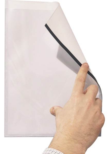 A4 Magnetli Kanban Evrak Cebi Beyaz (10 Lu Paket) fiyatları