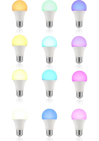 LED Rgb Kumandalı Ampul Beyaz 8,5W