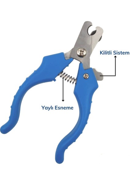 Evcil Hayvan Kedi ve Köpek Paslanmaz Çelik Yaylı Tırnak Makası ve Düzeltme- modelleri