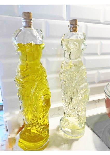 2 Adet Venüs Yağdanlık - Kadın Figürlü Sirkelik Sosluk 180 Ml-