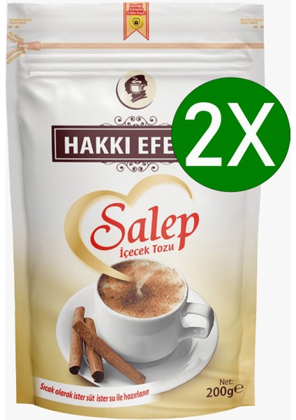 Salep Toz Içecek 200 gr x 2'li (Sahlep)