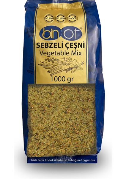 Baharat Sebzeli Çeşni Vegetable Mix Spice 1000 gr