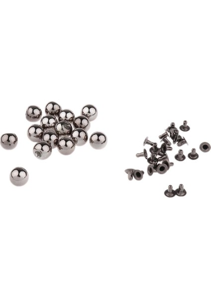 15 Takım 10 mm Plastik Inci Topu Çiviler Perçin Spike Vida (Yurt Dışından)