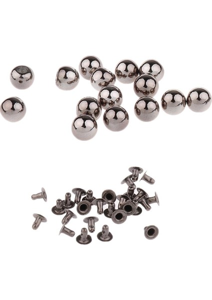 15 Takım 10 mm Plastik Inci Topu Çiviler Perçin Spike Vida (Yurt Dışından)