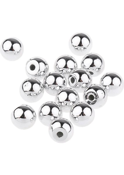 15 Takım 10 mm Plastik Inci Topu Çiviler Perçin Spike Vida (Yurt Dışından)