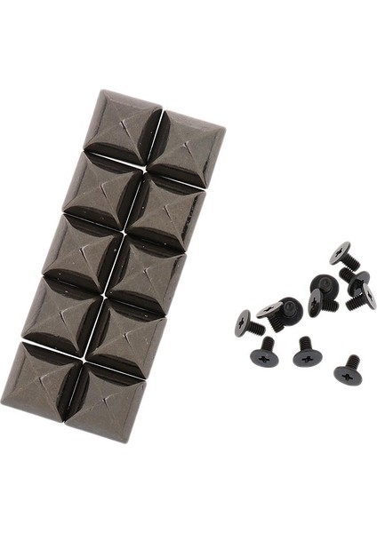 11 Takım Koni Kare Spike Metal Damızlık Perçin (Yurt Dışından) fırsatları