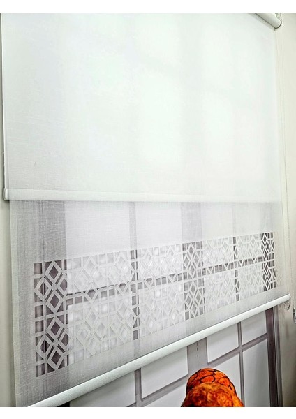 Çift Mekanizmalı Lazer Kesim Tül ve Stor Perde MLT1050 modelleri