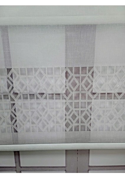 Çift Mekanizmalı Lazer Kesim Tül ve Stor Perde MLT1050 fırsatları