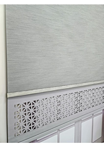 Çift Mekanizmalı Lazer Kesim Tül ve Stor Perde MLT1045