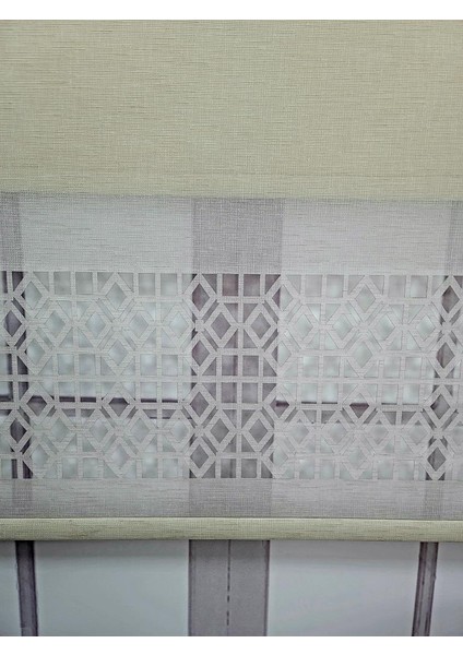 Çift Mekanizmalı Lazer Kesim Tül ve Stor Perde MLT1050 fırsatları
